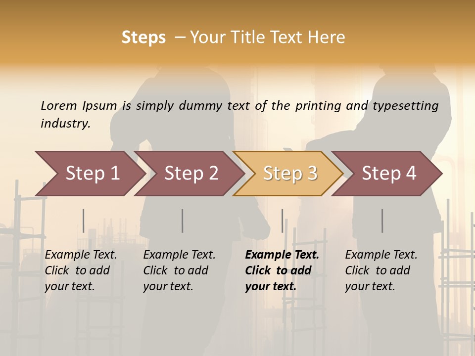 Team Professional Hat PowerPoint Template