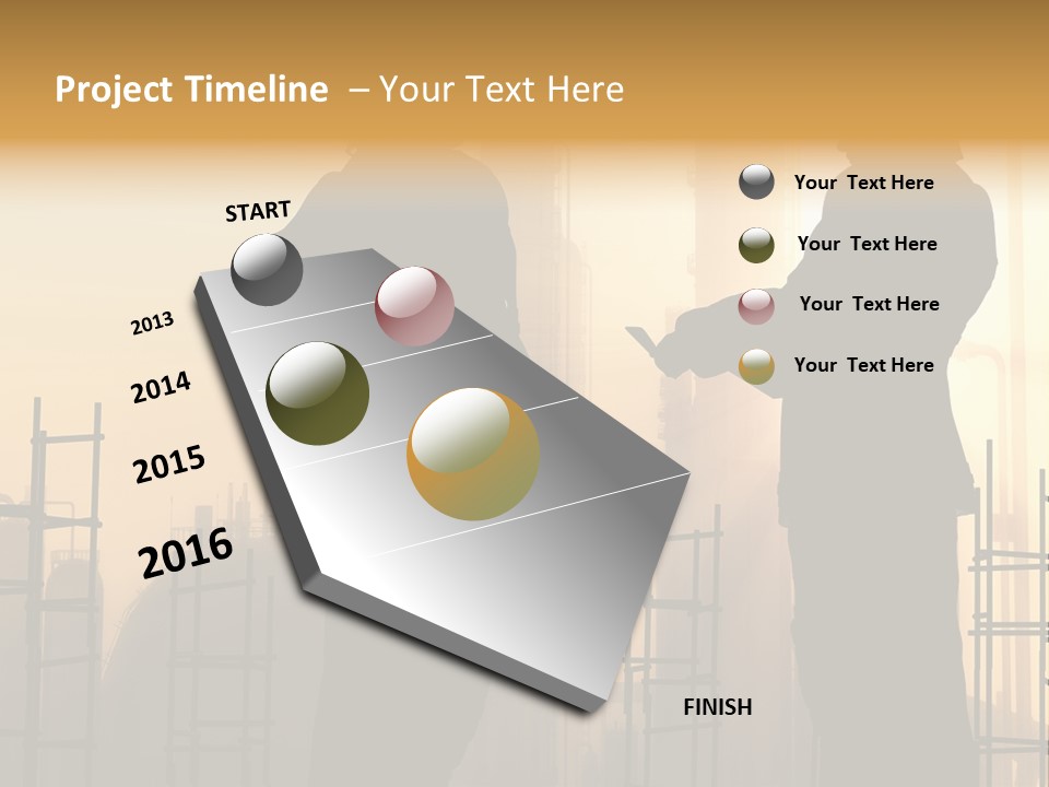 Team Professional Hat PowerPoint Template