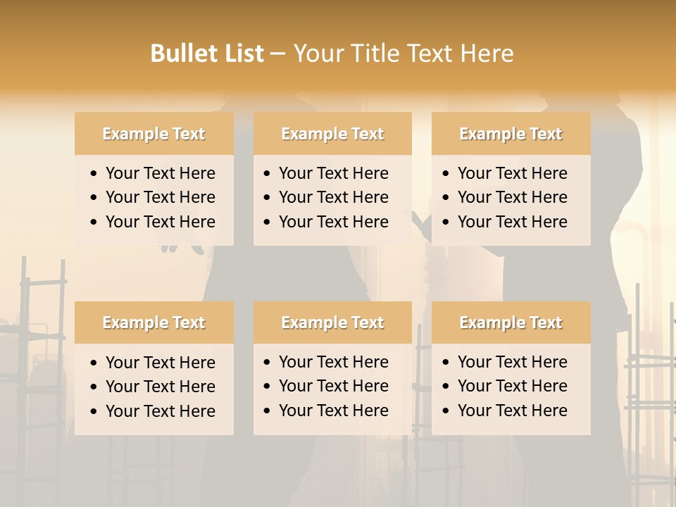 Team Professional Hat PowerPoint Template