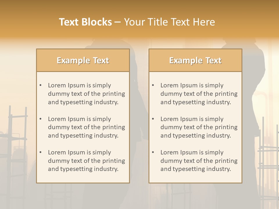 Team Professional Hat PowerPoint Template