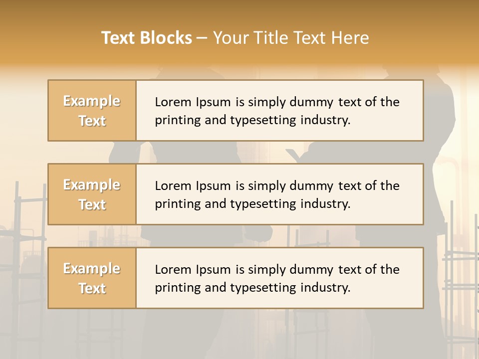 Team Professional Hat PowerPoint Template