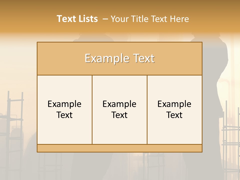 Team Professional Hat PowerPoint Template