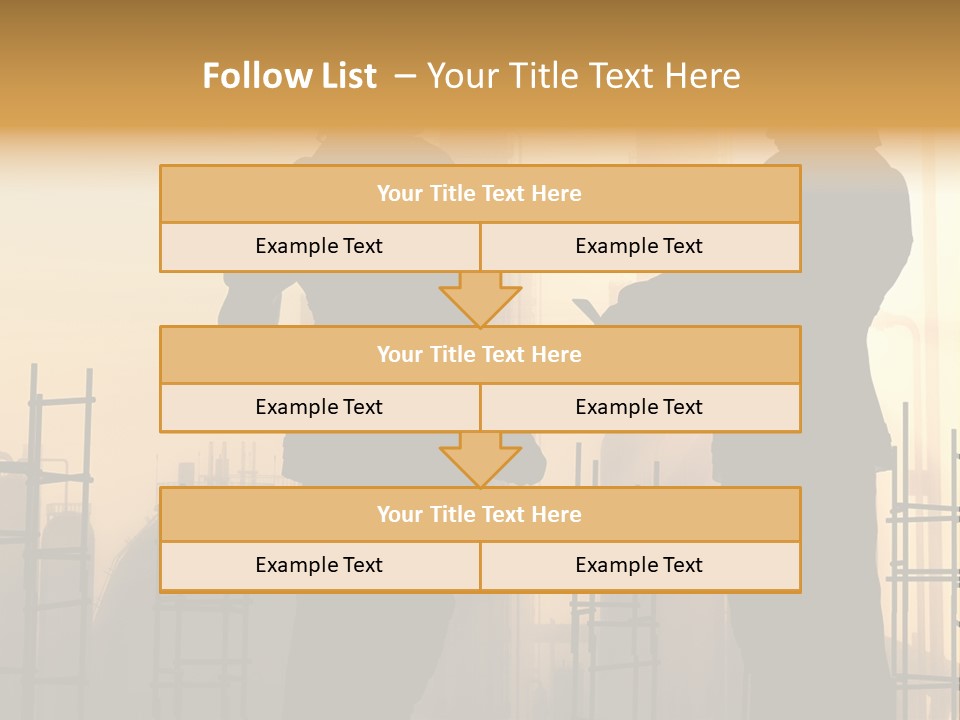 Team Professional Hat PowerPoint Template