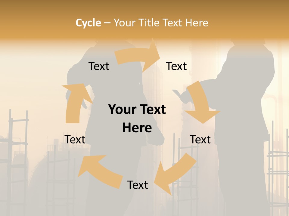 Team Professional Hat PowerPoint Template