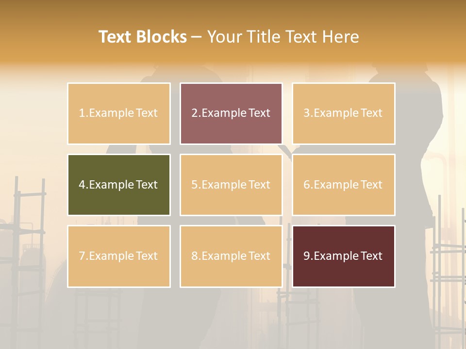 Team Professional Hat PowerPoint Template