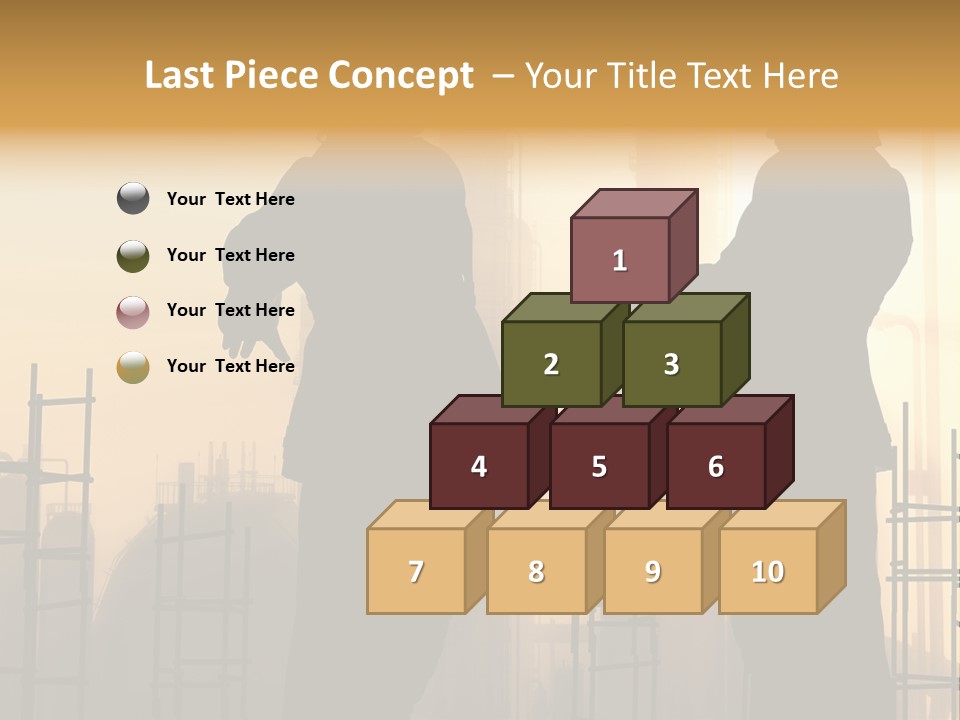 Team Professional Hat PowerPoint Template