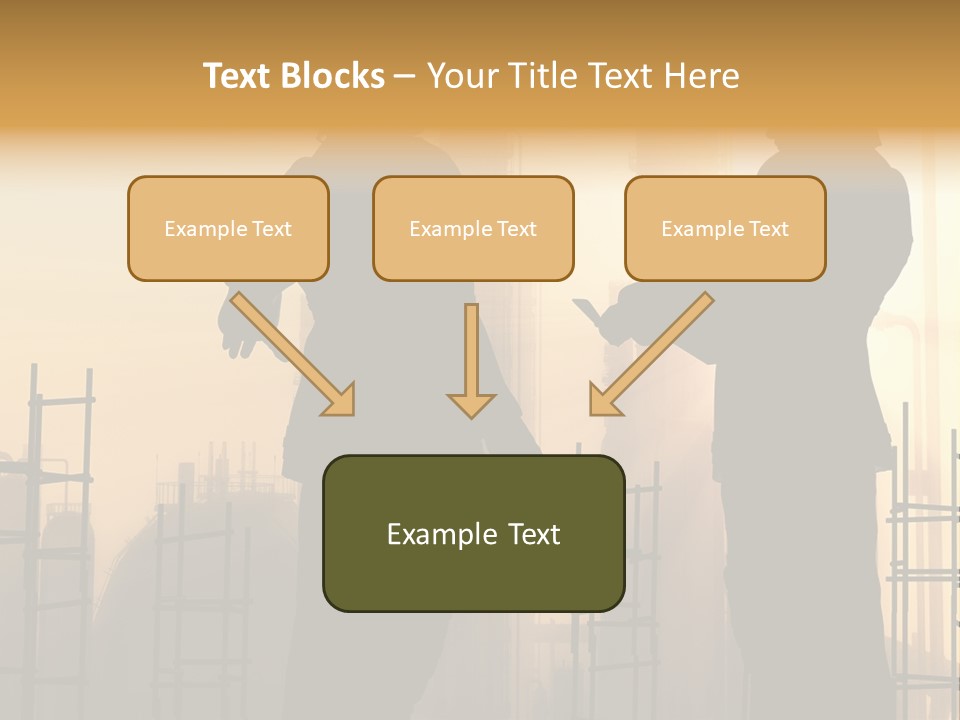 Team Professional Hat PowerPoint Template