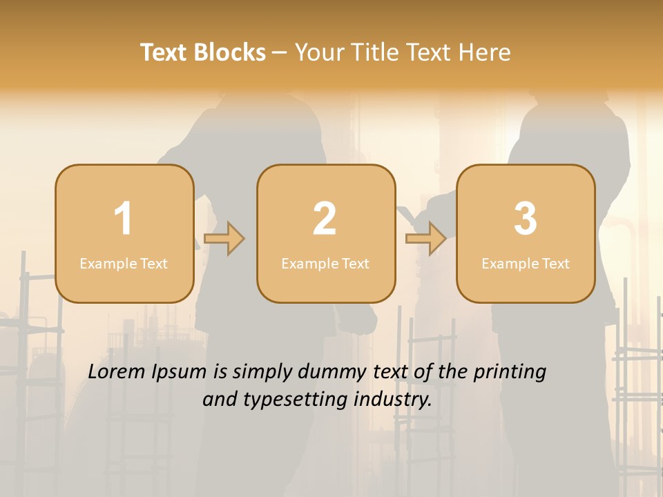 Team Professional Hat PowerPoint Template