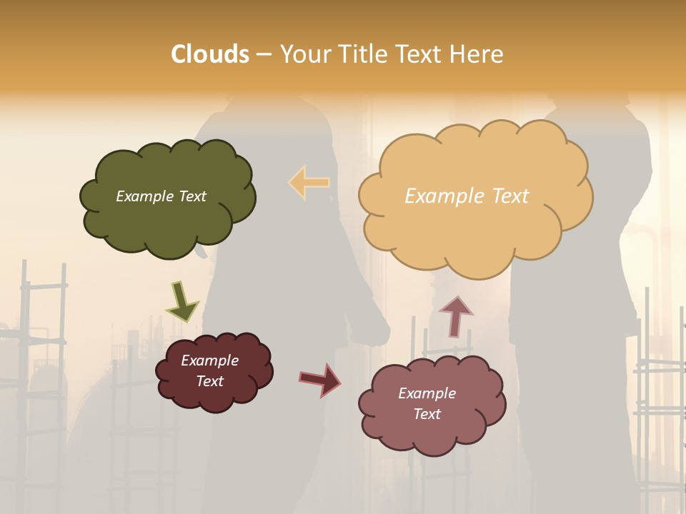 Team Professional Hat PowerPoint Template