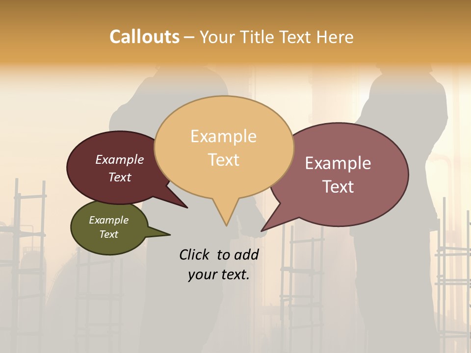 Team Professional Hat PowerPoint Template
