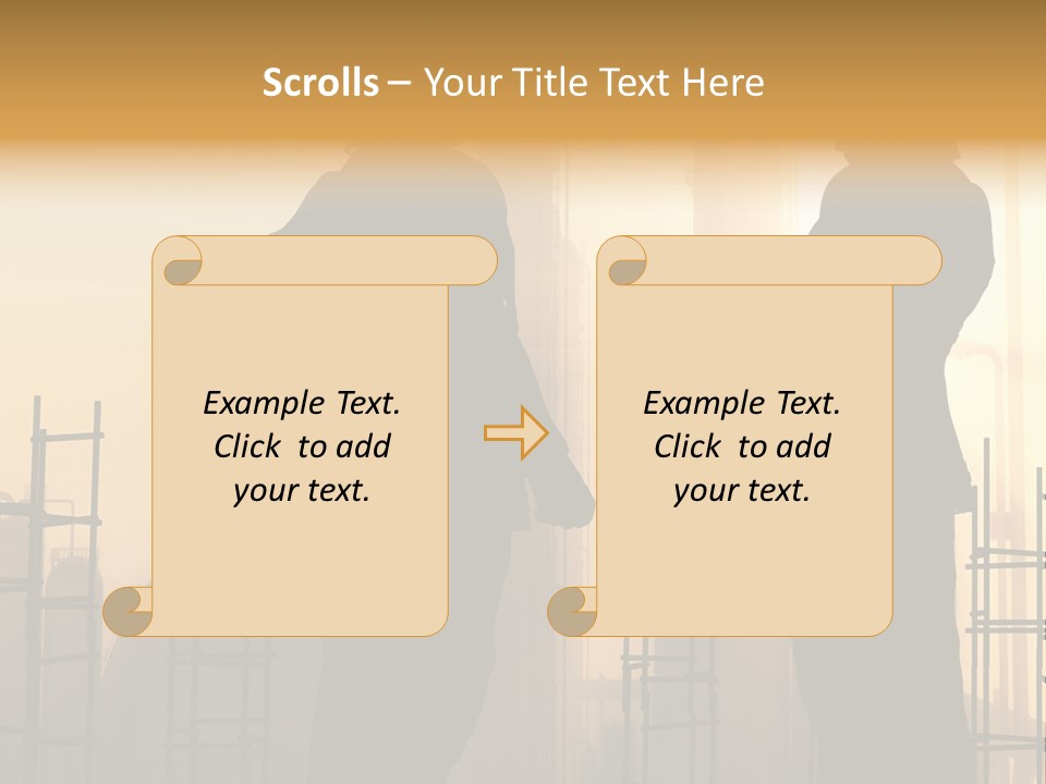 Team Professional Hat PowerPoint Template