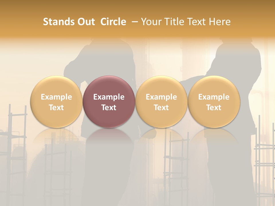 Team Professional Hat PowerPoint Template