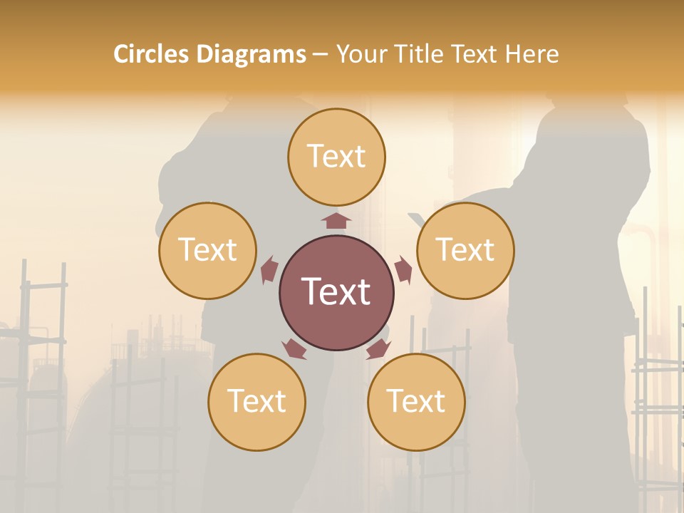 Team Professional Hat PowerPoint Template