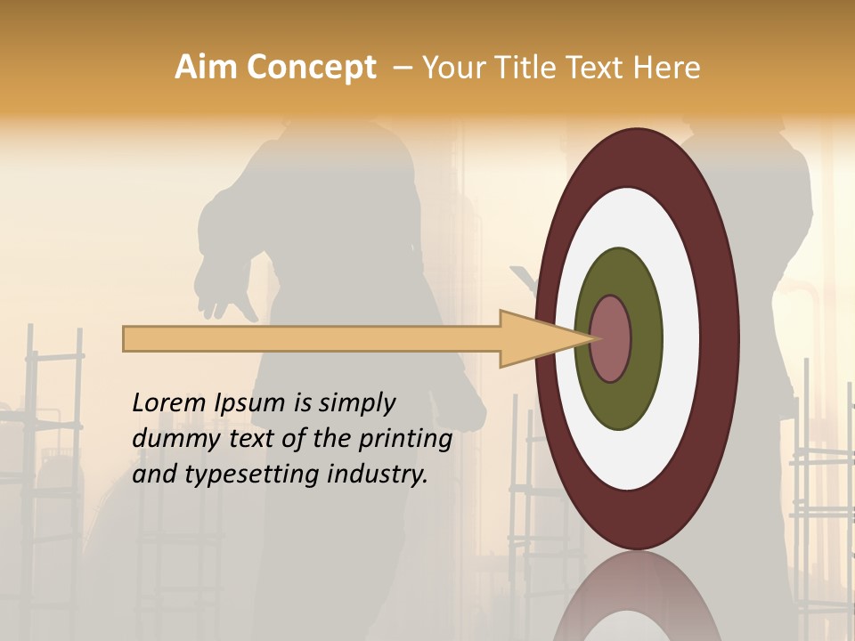 Team Professional Hat PowerPoint Template