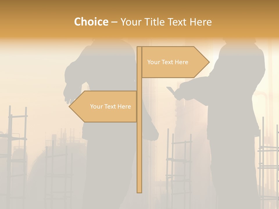 Team Professional Hat PowerPoint Template