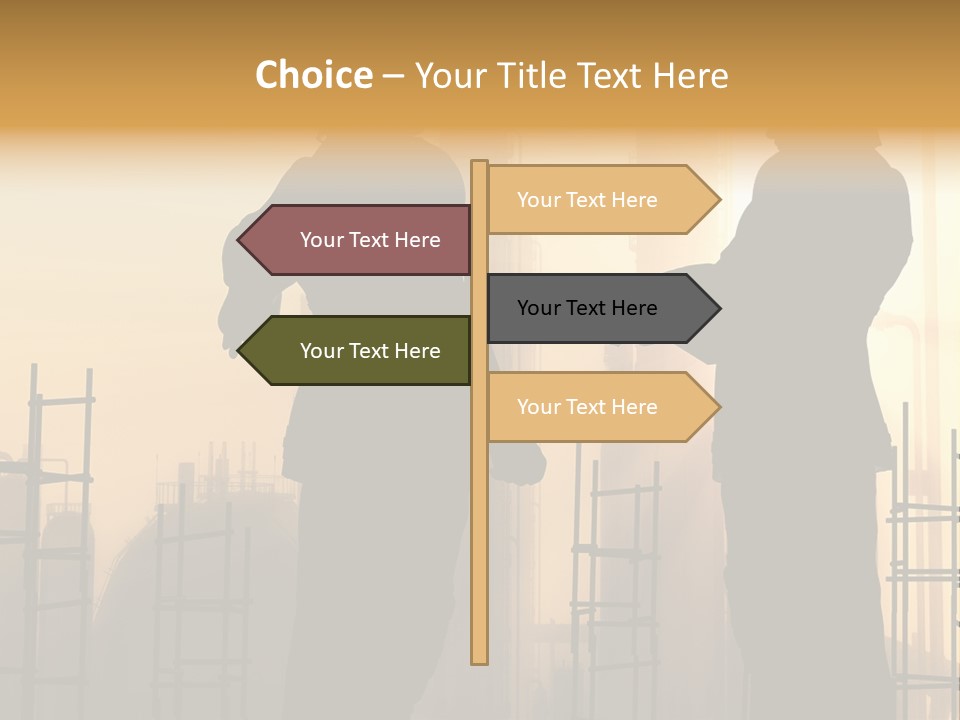 Team Professional Hat PowerPoint Template