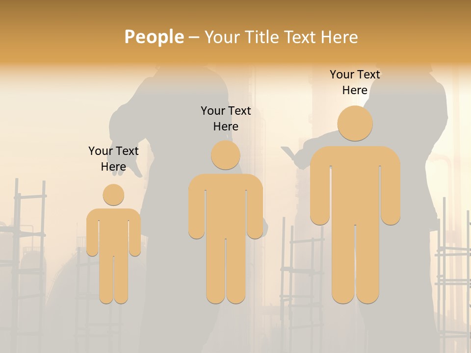 Team Professional Hat PowerPoint Template