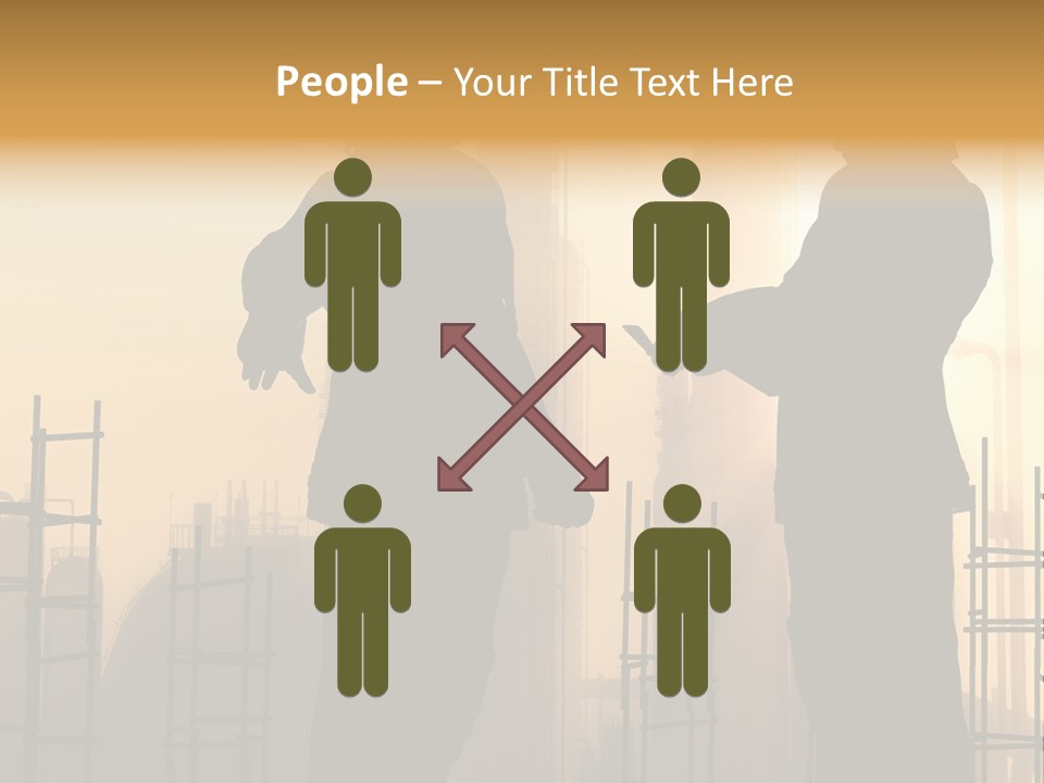 Team Professional Hat PowerPoint Template