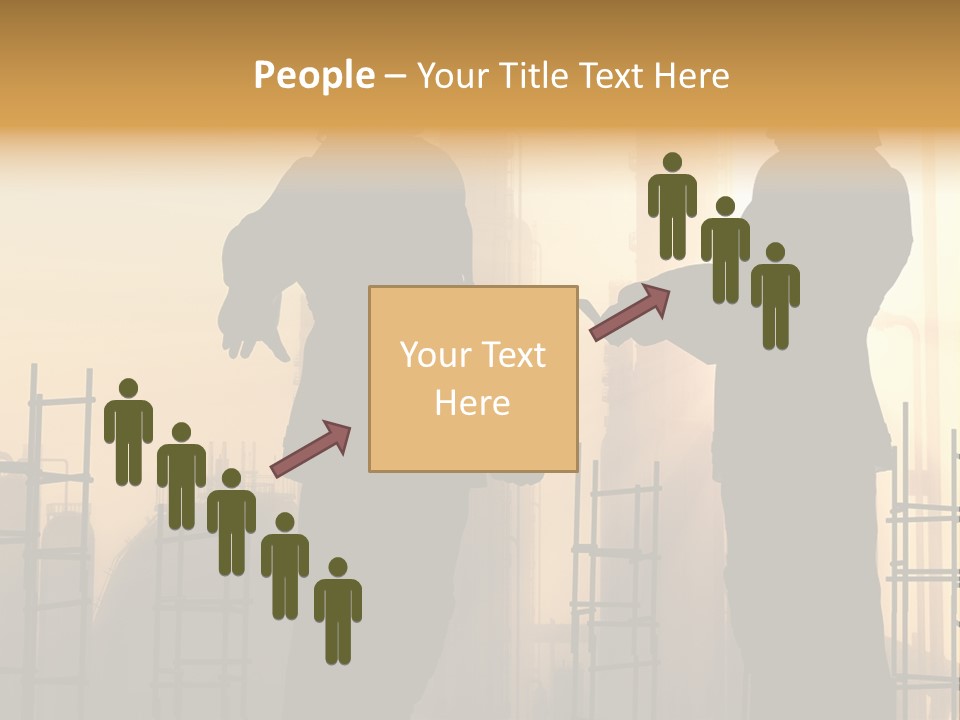 Team Professional Hat PowerPoint Template