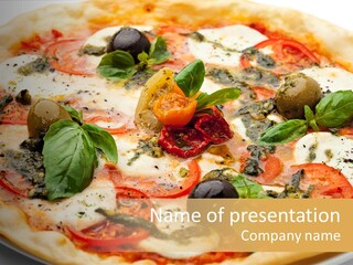 Pepper Meal Closeup PowerPoint Template