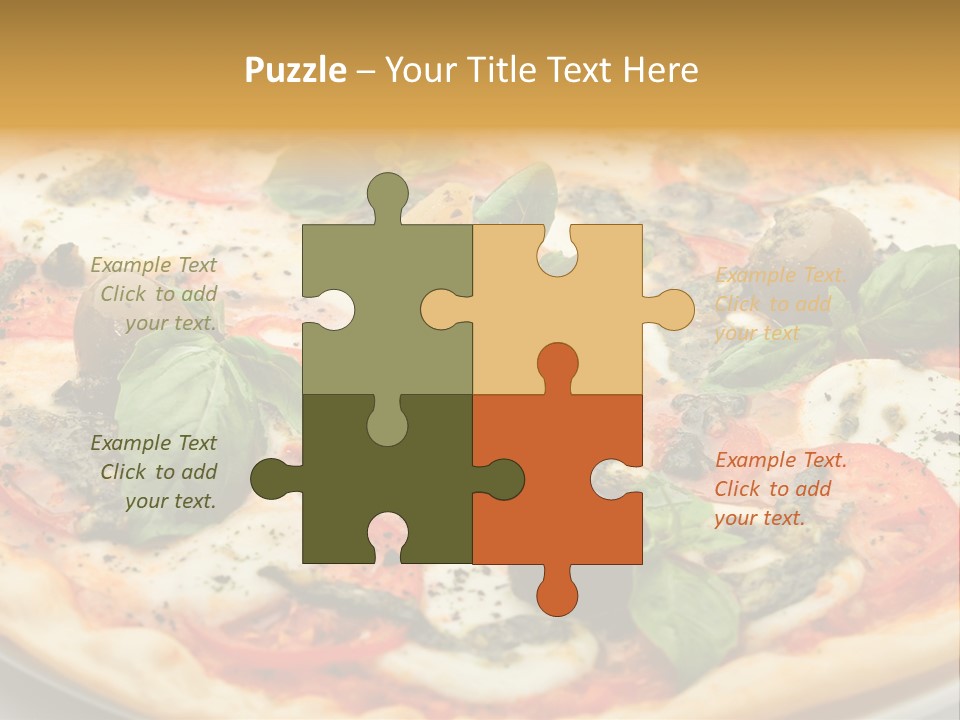 Pepper Meal Closeup PowerPoint Template
