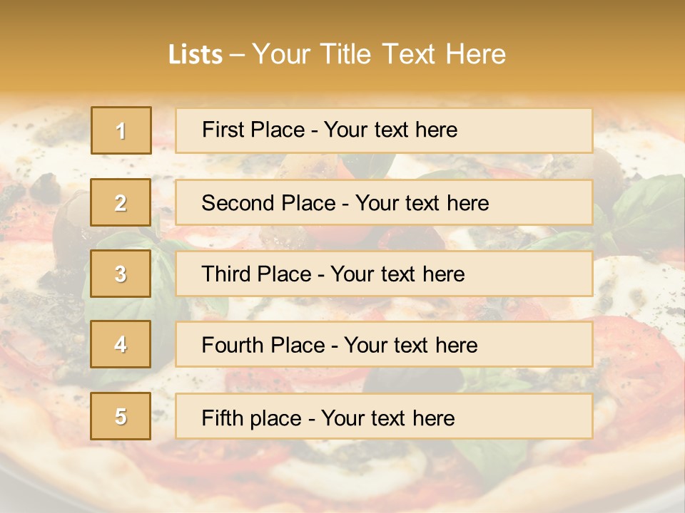 Pepper Meal Closeup PowerPoint Template