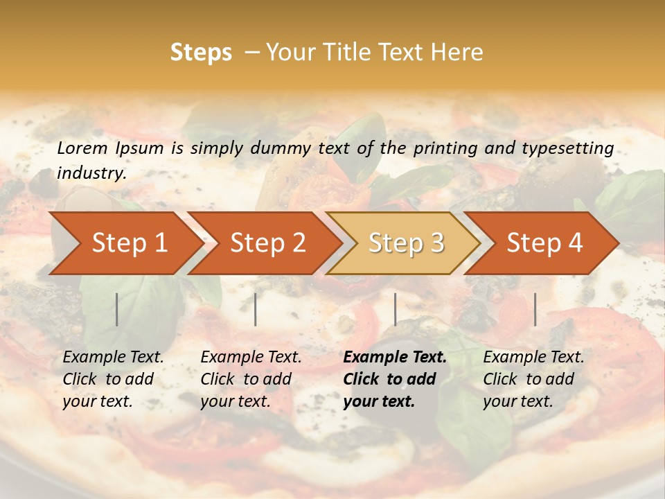 Pepper Meal Closeup PowerPoint Template