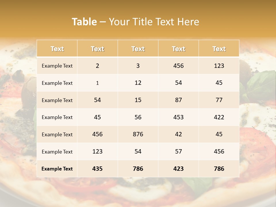 Pepper Meal Closeup PowerPoint Template