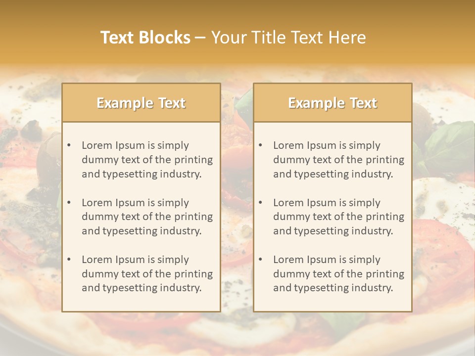 Pepper Meal Closeup PowerPoint Template
