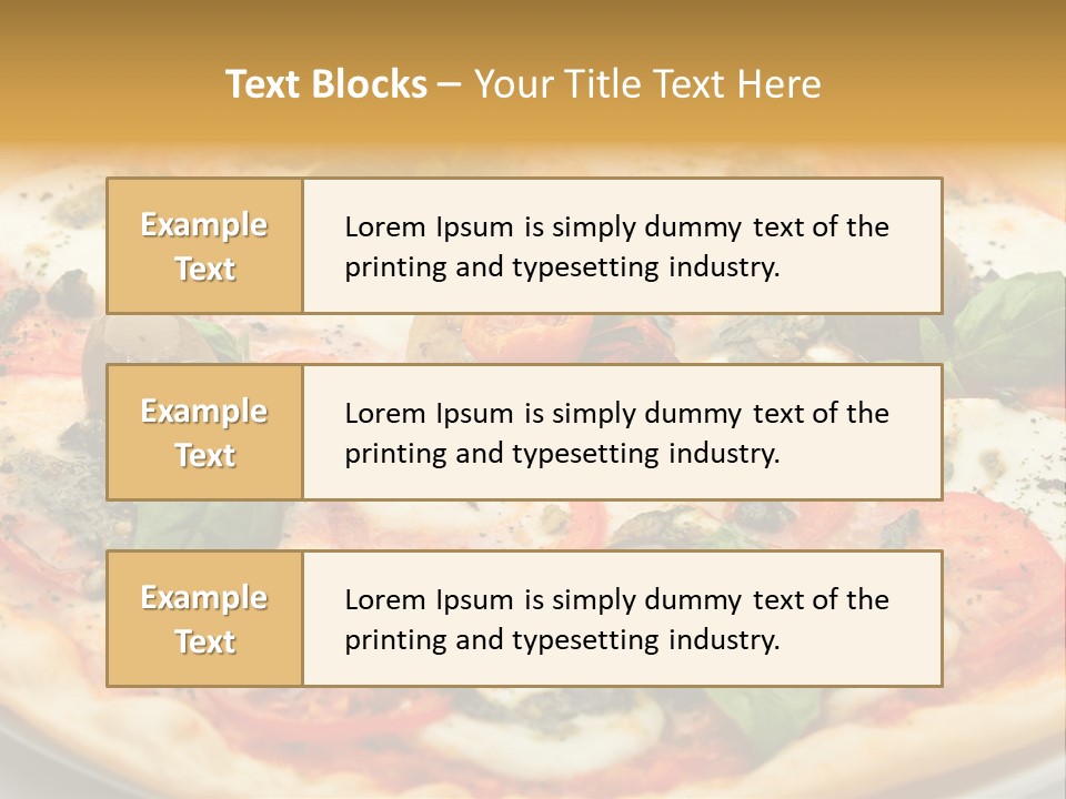 Pepper Meal Closeup PowerPoint Template