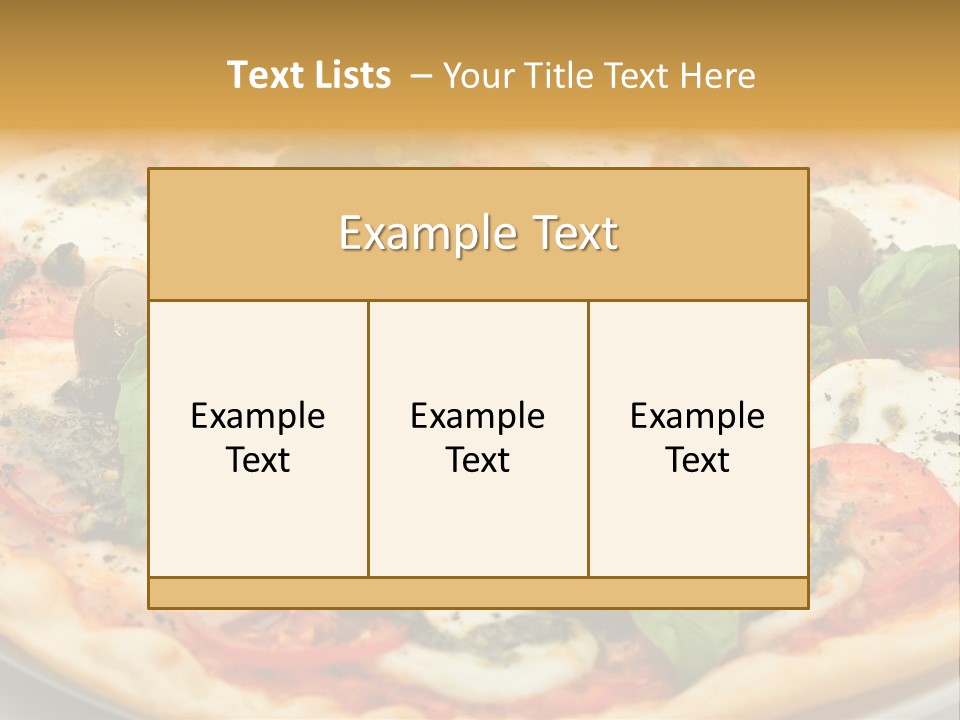 Pepper Meal Closeup PowerPoint Template