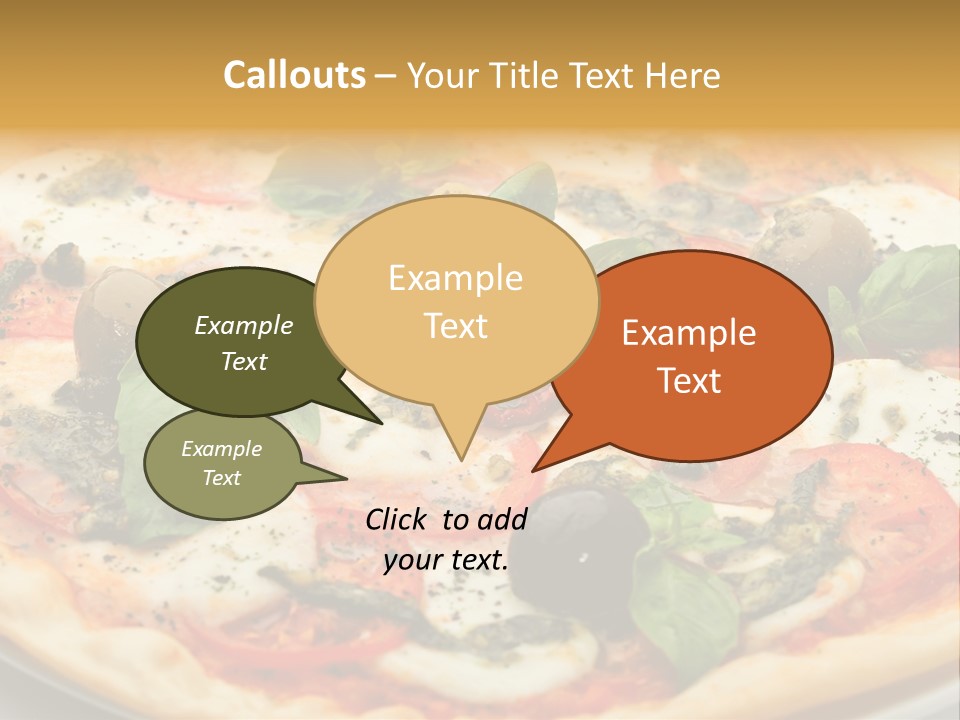 Pepper Meal Closeup PowerPoint Template