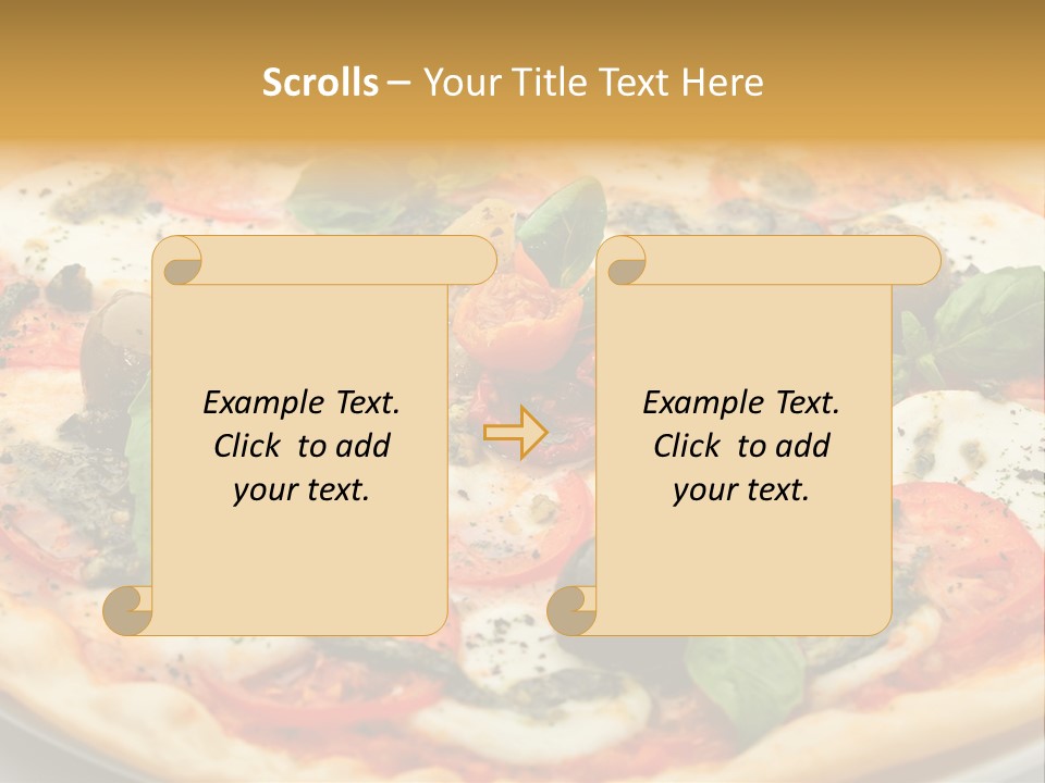 Pepper Meal Closeup PowerPoint Template
