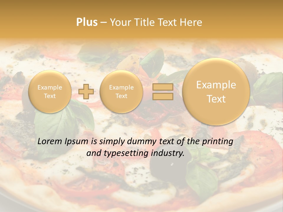 Pepper Meal Closeup PowerPoint Template
