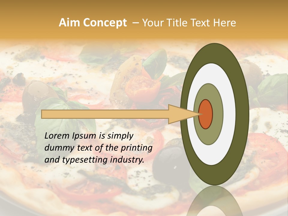 Pepper Meal Closeup PowerPoint Template