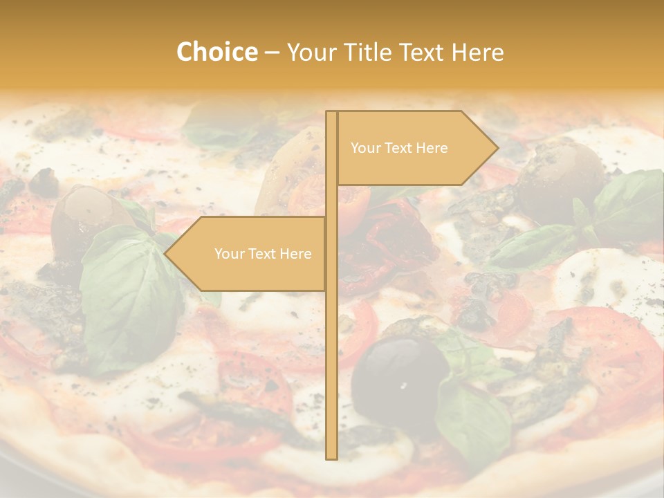 Pepper Meal Closeup PowerPoint Template