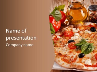 Baked Cherry Melted PowerPoint Template