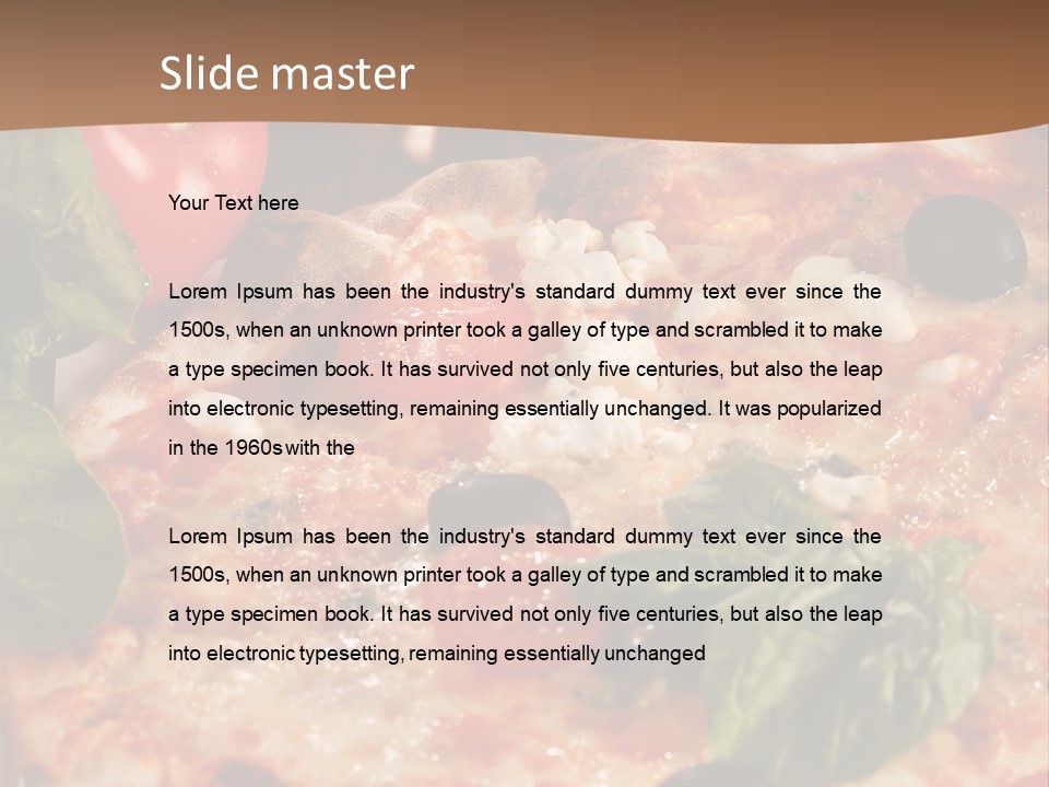 Baked Cherry Melted PowerPoint Template