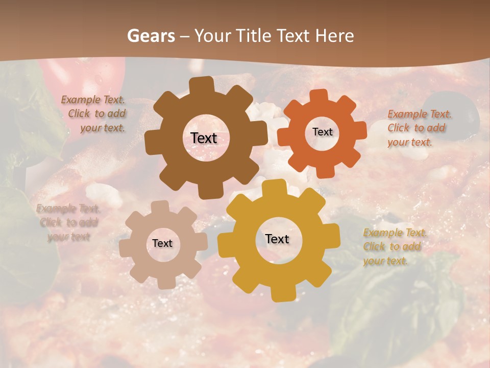 Baked Cherry Melted PowerPoint Template