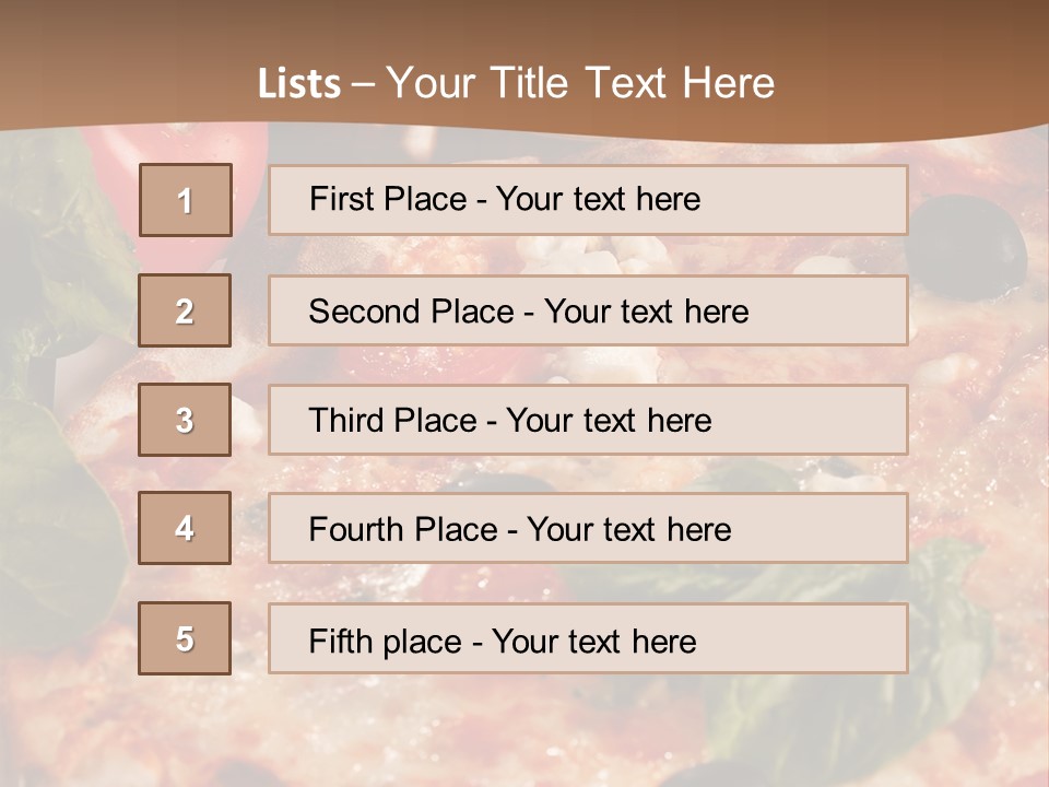 Baked Cherry Melted PowerPoint Template