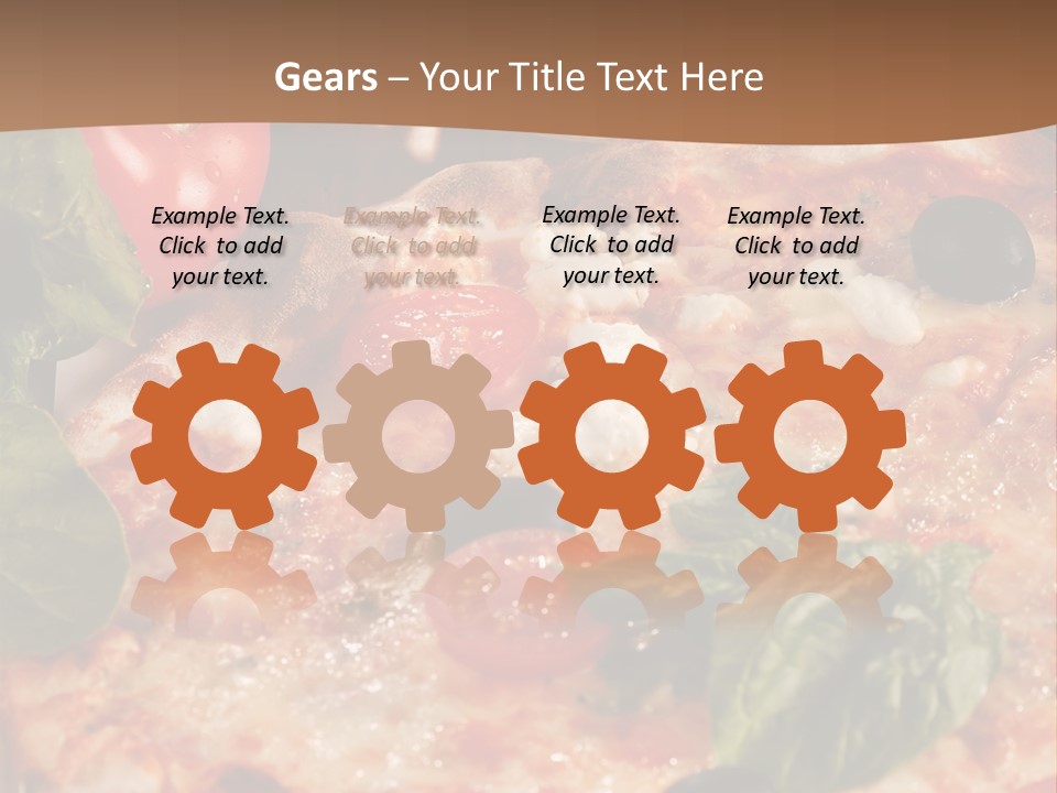 Baked Cherry Melted PowerPoint Template