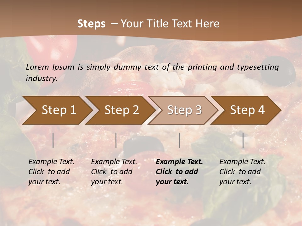 Baked Cherry Melted PowerPoint Template