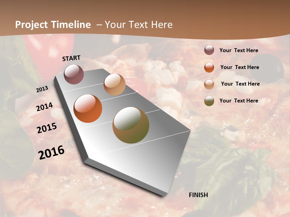 Baked Cherry Melted PowerPoint Template