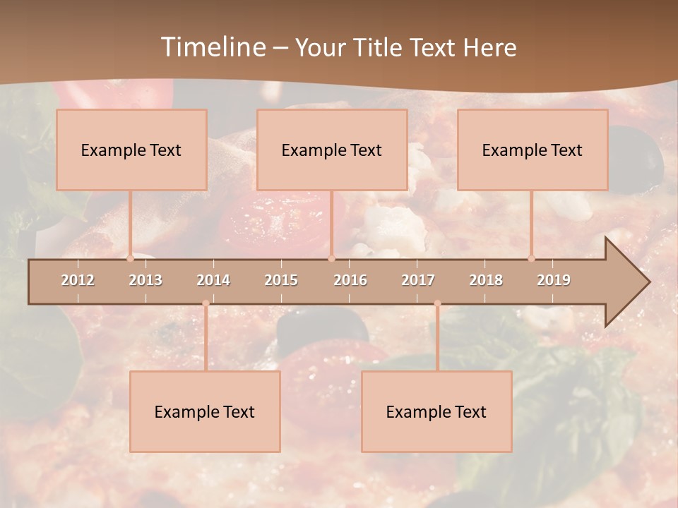 Baked Cherry Melted PowerPoint Template