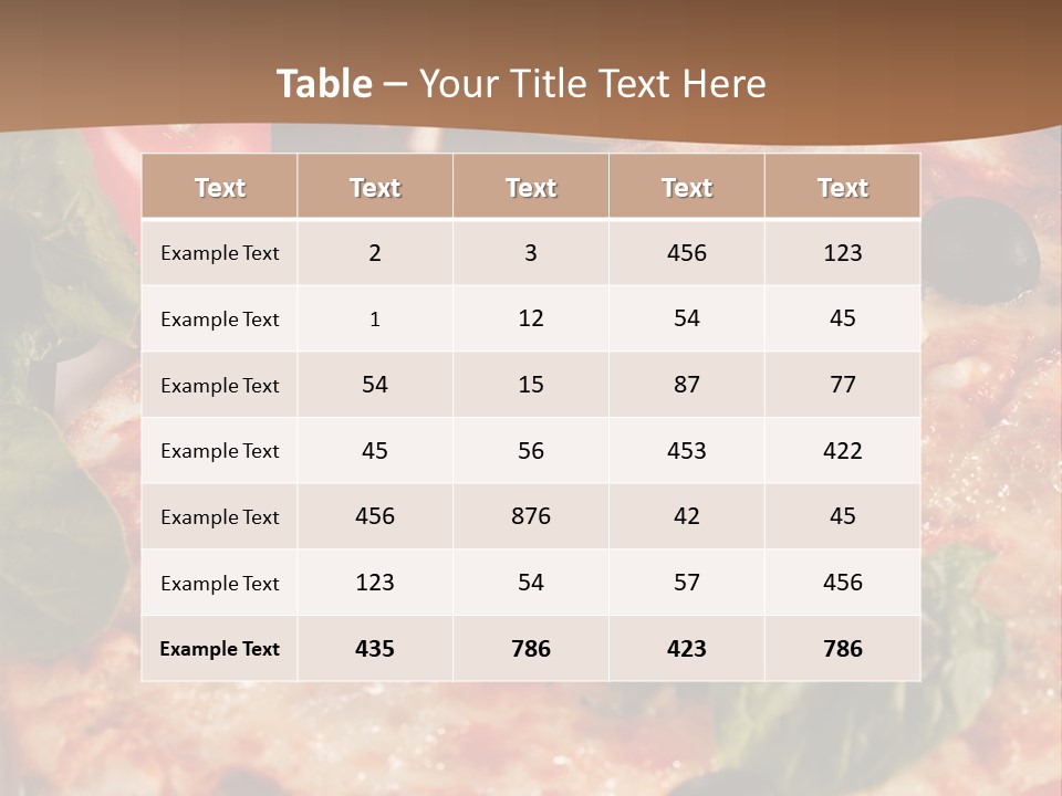 Baked Cherry Melted PowerPoint Template