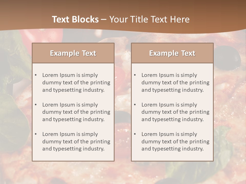 Baked Cherry Melted PowerPoint Template