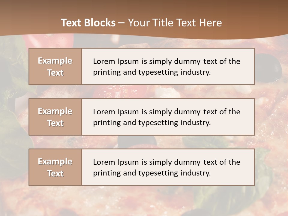 Baked Cherry Melted PowerPoint Template