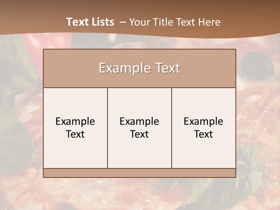 Baked Cherry Melted PowerPoint Template