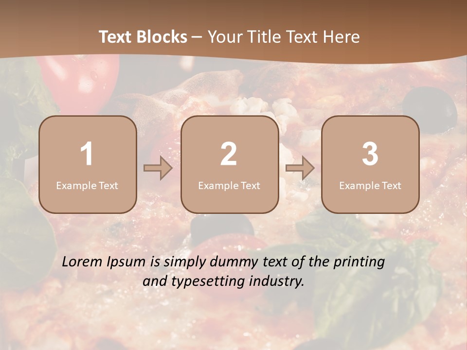Baked Cherry Melted PowerPoint Template