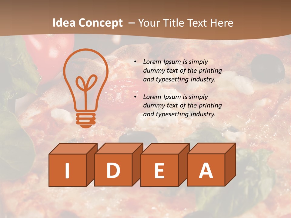 Baked Cherry Melted PowerPoint Template